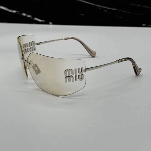 NEW MIU MIU RUNWAY SUNGLASSES MIU MIU MU54YS 1BC10F OVERSIZED WOMEN SUNGLASSES main image 8